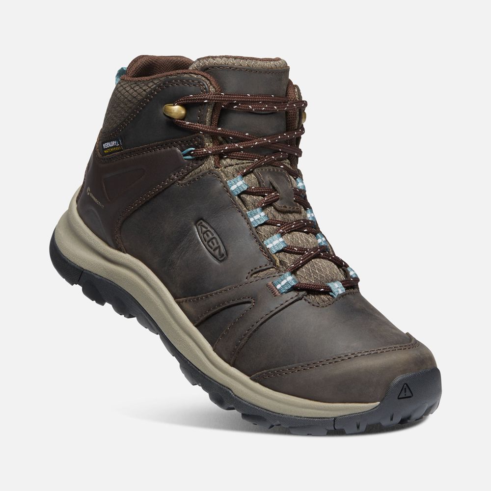 Keen Outdoor Bot Kadın Kahverengi - Terradora Ii Deri Waterproof - Türkiye FBQU28796